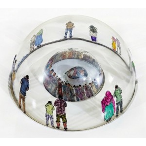 Muhammad Junaid, 14 X 14, Oil & Acrylic Paint on Plastic, AC-MUJ-001 Muhammad Junaid, 14 X 14, Oil & Acrylic Paint on Plastic, AC-MUJ-001